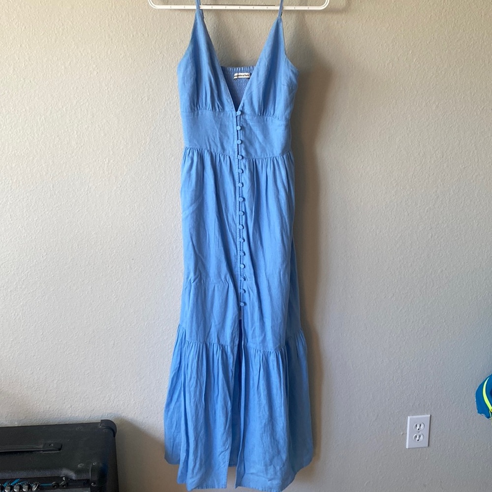 Abercrombie Blue Midi Dress XS